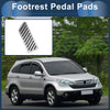 Honda CR-V 2017-2024 Aluminum Alloy Silver Tone Footrest Pedal Cover
