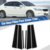 Honda Accord Glossy Black Car Door Window Pillar Post Covers (2008-2012)