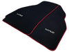 Toyota MR2 2 x Tailored Carpets with Red Trim Black Floor Mats (2002-2007)