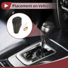 Honda Accord Black Orange Leather Gear Shift Knob Cover (2008-2012)