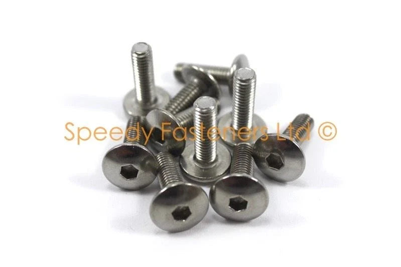 Yamaha R1 R6 Schrauben 10x Verkleidung m6x20 Wanne Pilz Linsenkopf Edelstahl