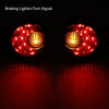 Harley Sportster 883 1200 Black LED Rear Turn Signal Lights (1992-2022)