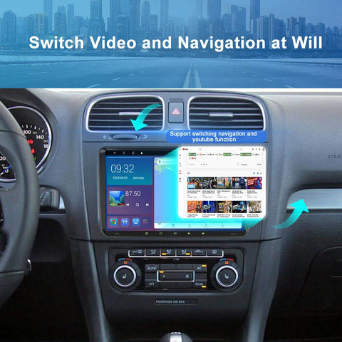 Volkswagen Polo 6-64GB Apple CarPlay Android Auto Head Unit (2010-2014)
