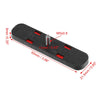 4 x M5x0.8 Red Plastic Rectangular Screw Mount Reflective Warning Reflector