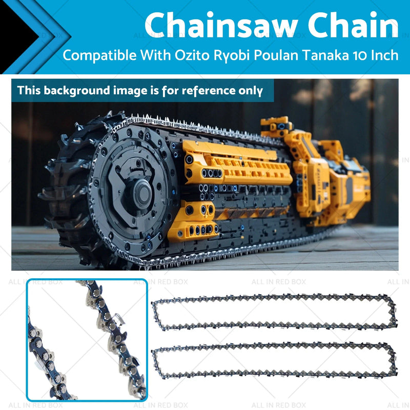 Poulan ES300 ES350 PPS446 PPS258 10 Inch 3/8LP Chainsaw Chain