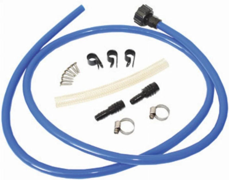Boats / Caravan, 7.6m Coil Hose & Nozzle Deck Washdown System Kit