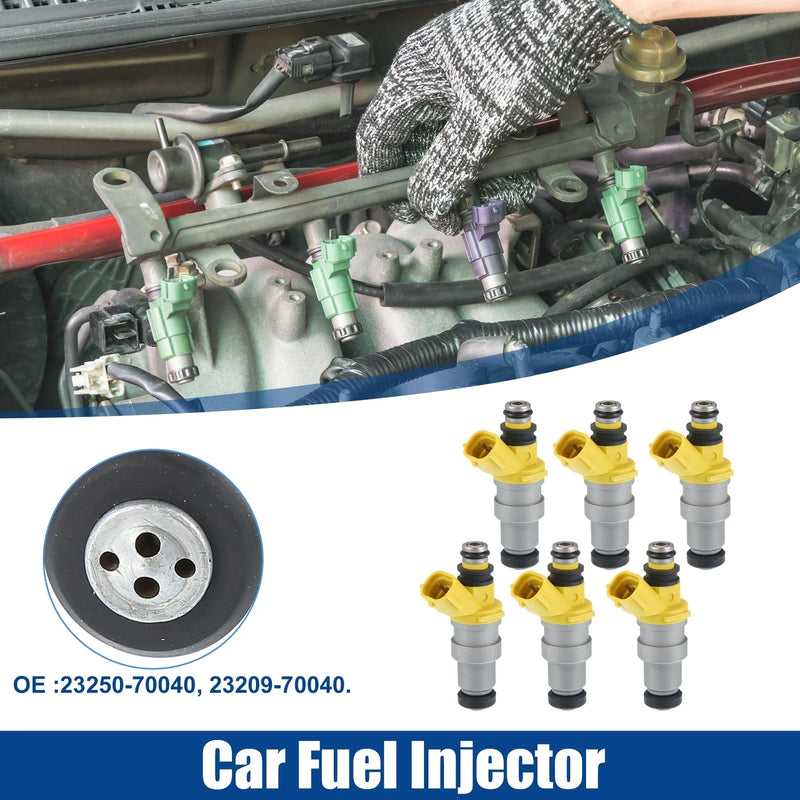 Toyota Supra 3.0L 6x Car Fuel Injector Nozzle Replacement (1986–1988)
