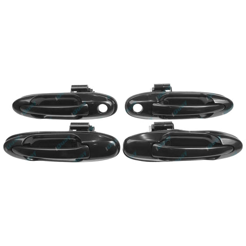 Toyota Landcruiser 100 105 Series Black Front & Rear Outer Door Handles