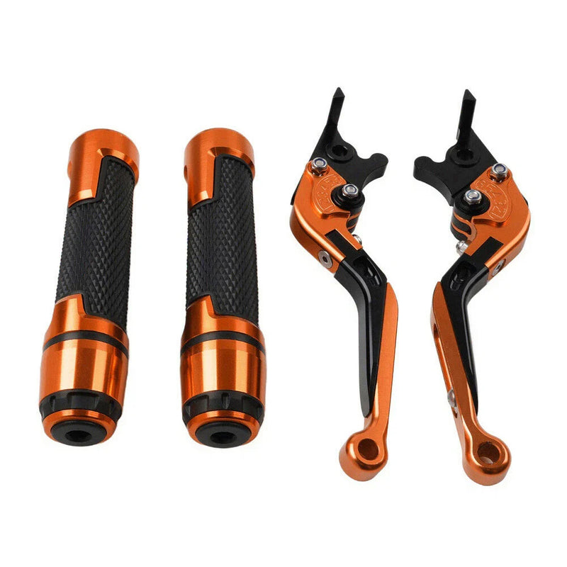 Kawasaki ZX6R, ZX9R, ZX10R CNC Brake Clutch Levers & Handlebar Grips Set (2000-2023)