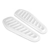 Car Decorative Cover White Air Flow Intake Hood Scoop Vents