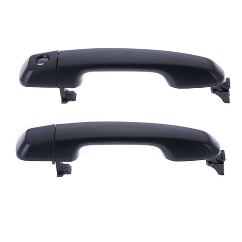 Toyota Landcruiser J150 Door Handle Outer 2 x Black Front LH+RH (2009–2023)
