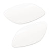Volvo S80 White Front Bumper Headlight Washer Covers (2007-2013)