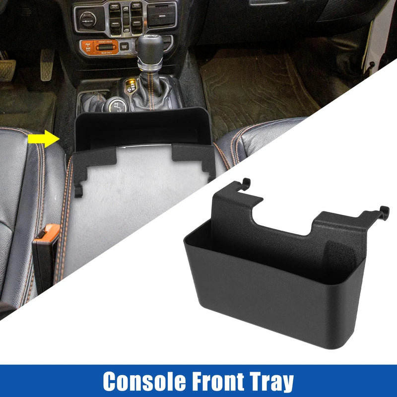 Jeep Wrangler 1987-1995 Console Organizer Black Armrest Storage Box