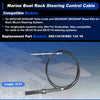 Marine Boat Rack Steering Control Cable / 18 Ft / Marine Boat Rack