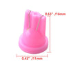 10x Pink T10 W5W 168 194 4-SMD LED Dash Light Bulbs