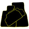 BMW X5 Series F15 SUV with Yellow Trim Black Floor Mats (2013-2018)