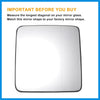 Jeep Heated Right Passenger Side Mirror Glass with Backing Plate