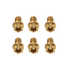 Motorcycle Bike 6pcs M8x30mm Titanium Torx Head Flange Bolts