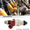 Toyota 4Runner SR5 Silver Tone Red Fuel Injector 1 Pc