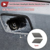 BMW X1 Silver Tone Front Left Right Washer Nozzle Cover Cap