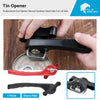 Professional Stainless Steel Manual Can Opener - Safe Cut Lid Edge