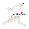 Husqvarna CR125 WR125 (2006-2013) WHITE Silicone Radiator Hose Kit