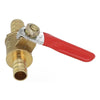 Petcock Threaded Interface Brass Rotary Knob