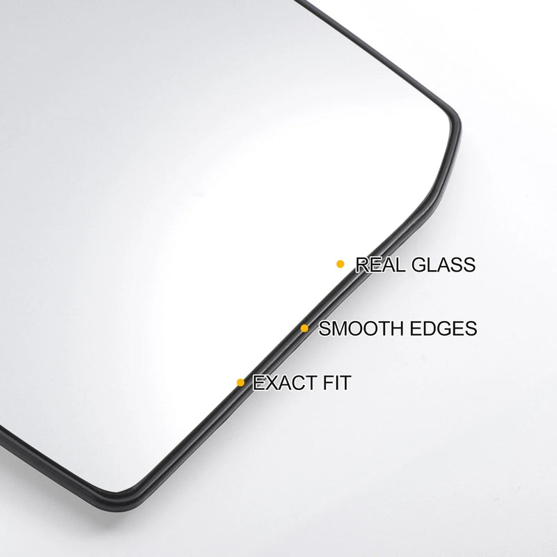 Ford Tourneo Left Side White Mirror Glass w/ Back Convex Heated (2012-2022)