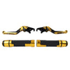 Speed Triple R Gold Extendable Brake Clutch Levers & Handlebar Grips (2011-2015)