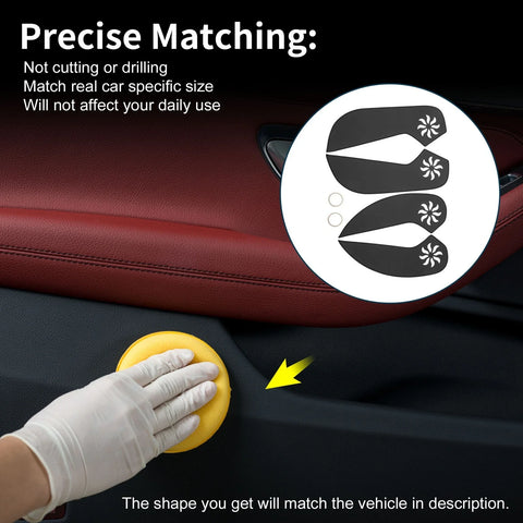 Chevrolet Cruze Black Anti Kick Pad Sticker Protector (2011-2015)