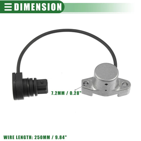 Chevrolet Black Silver Tone Metal Plastic Oil Level Sensor