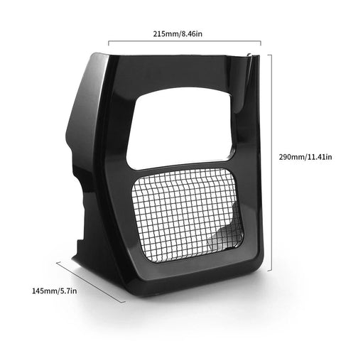 Harley-Davidson Road King and Street Glide Black Chin Spoiler (2017–2024)
