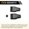 Jeep Carbon Fiber Pattern Rear Window Hinge & Nozzle Decals (Fits All Years)