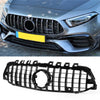 Mercedes-Benz W177 A-Class Black GT Style Front Bumper Grille (2019-2021)
