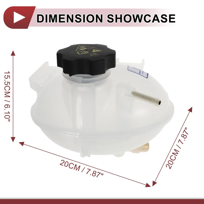Jeep Compass Coolant Expansion Overflow Tank w/ Cap (2007-2023)
