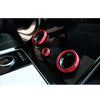 Velar Range Rover Sport Silver Volume Air Condition Buttons Cover Ring Trim