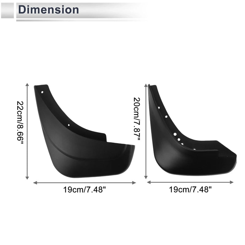 Suzuki SX4 Mud Flaps Splash Guards 1 Set (2007-2013)