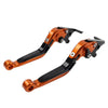 BMW F800GS / Adventure, F800R Orange Extendable Brake Clutch Levers (2008-2018)