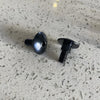 10 x Aluminium Noir Tête de fourche Boulon m6 X 16mm+6mm Épaule Pas Moto Vis