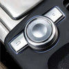Mercedes Benz C E GLK GLS 2 x Multimedia Button Cover Silver (2010-2020)