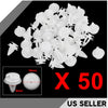 BMW Car Door Fender Rivets 9.3mm Push-in Plastic 50 Pcs