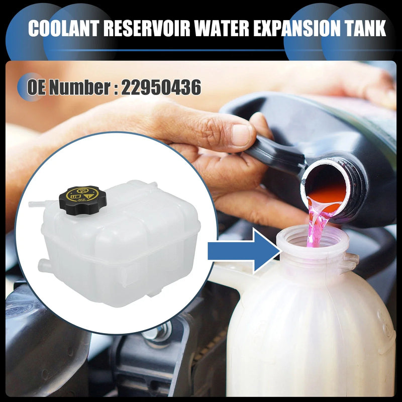 Buick Regal 1 Set Coolant Expansion Overflow Tank w/ Cap (2011–2017)