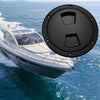 Boat Marine Inspection Black 6 Inch Round Deck Plate Hatch
