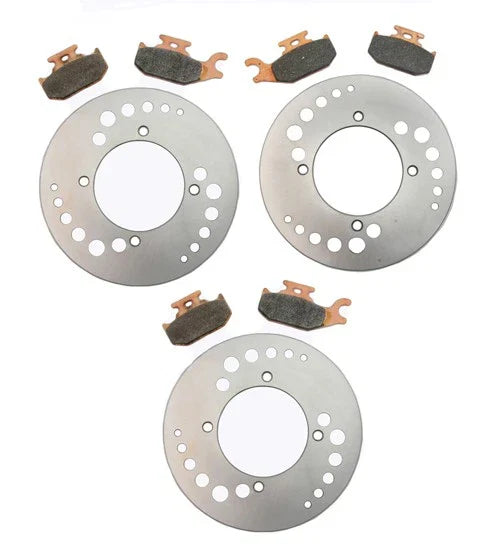 Can-Am Renegade 800R X xc 11 x Front Rear Brake Rotors and Pads (2011–2011)