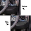 Fiat 500 Driver Side Air Vent Panel Cover Trim Carbon Fiber (12-15)