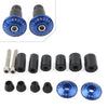 Dirt Bike Motor - Blue Handle Bar End Weights 7/8''