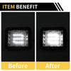 Ford F-150 (2015-2023) Clear Lens 2 x License Plate Light Tag Lamps