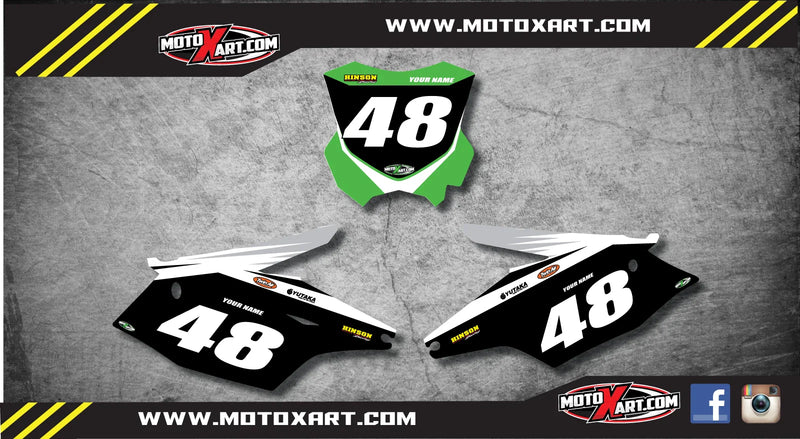 Kawasaki KXF450 Custom Number Plate Kit (2017)