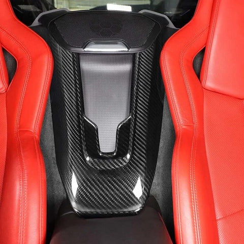 Corvette C8 2020-2023 Real Carbon Fiber Wireless Charging Panel Frame Cover