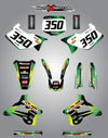 KX 125 / 250 1994-1998 - Sunrise Custom Stickers / Decals Full Graphics Kit